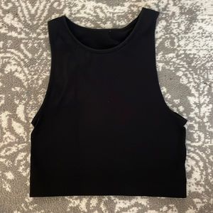 Lululemon Black Tank Top Breathable Fabric Size 6